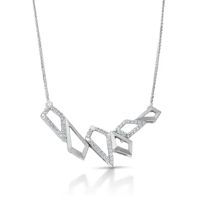 Dazzling Platinum Necklace