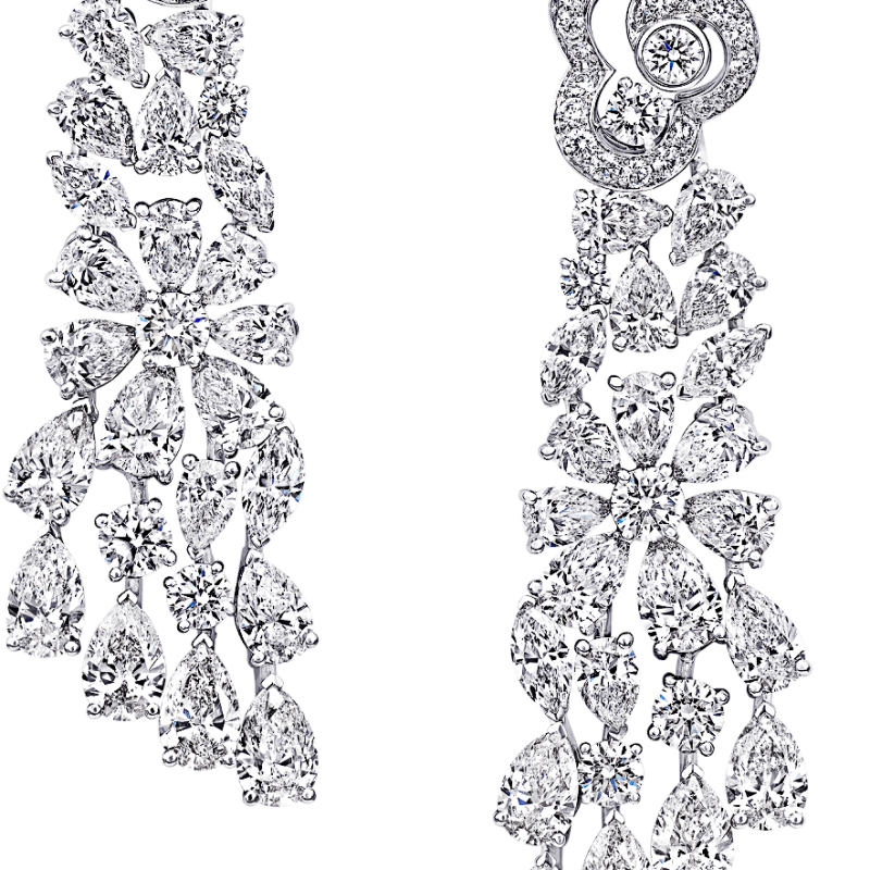 Diamonds Nuage Cascade Earrings