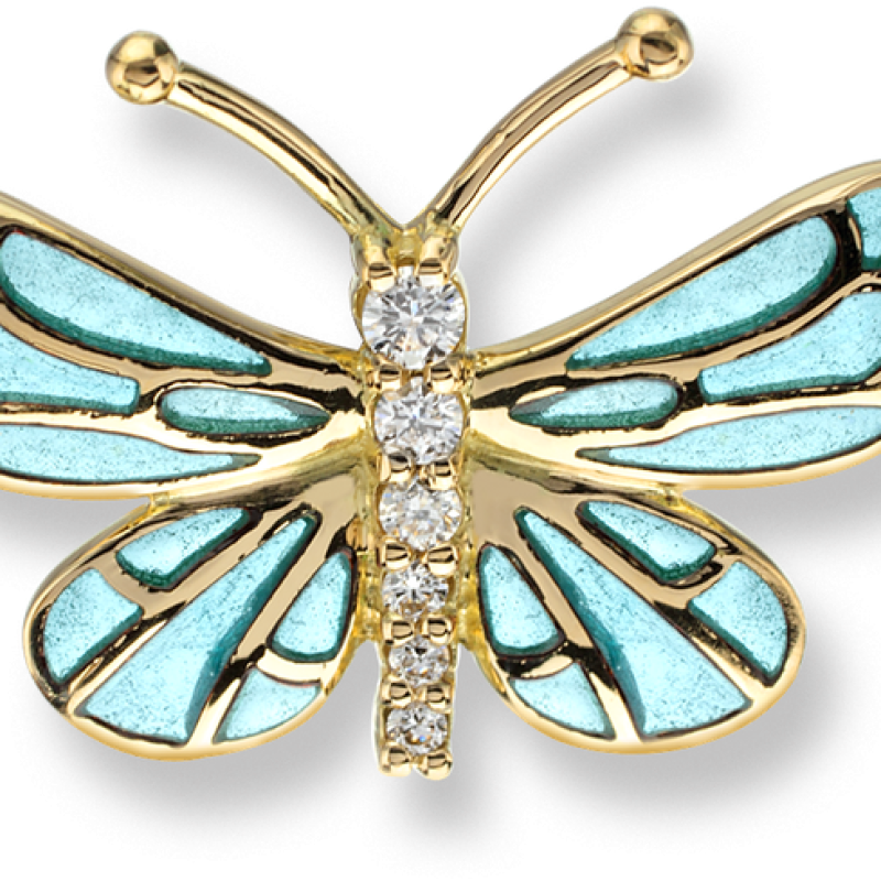 Butterfly Shaped Brooch