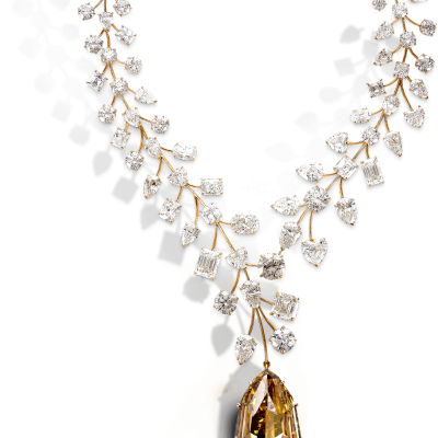 Yellow Diamond Necklace