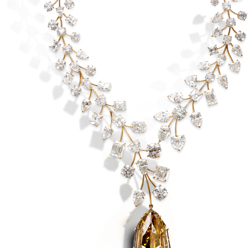 Yellow Diamond Necklace